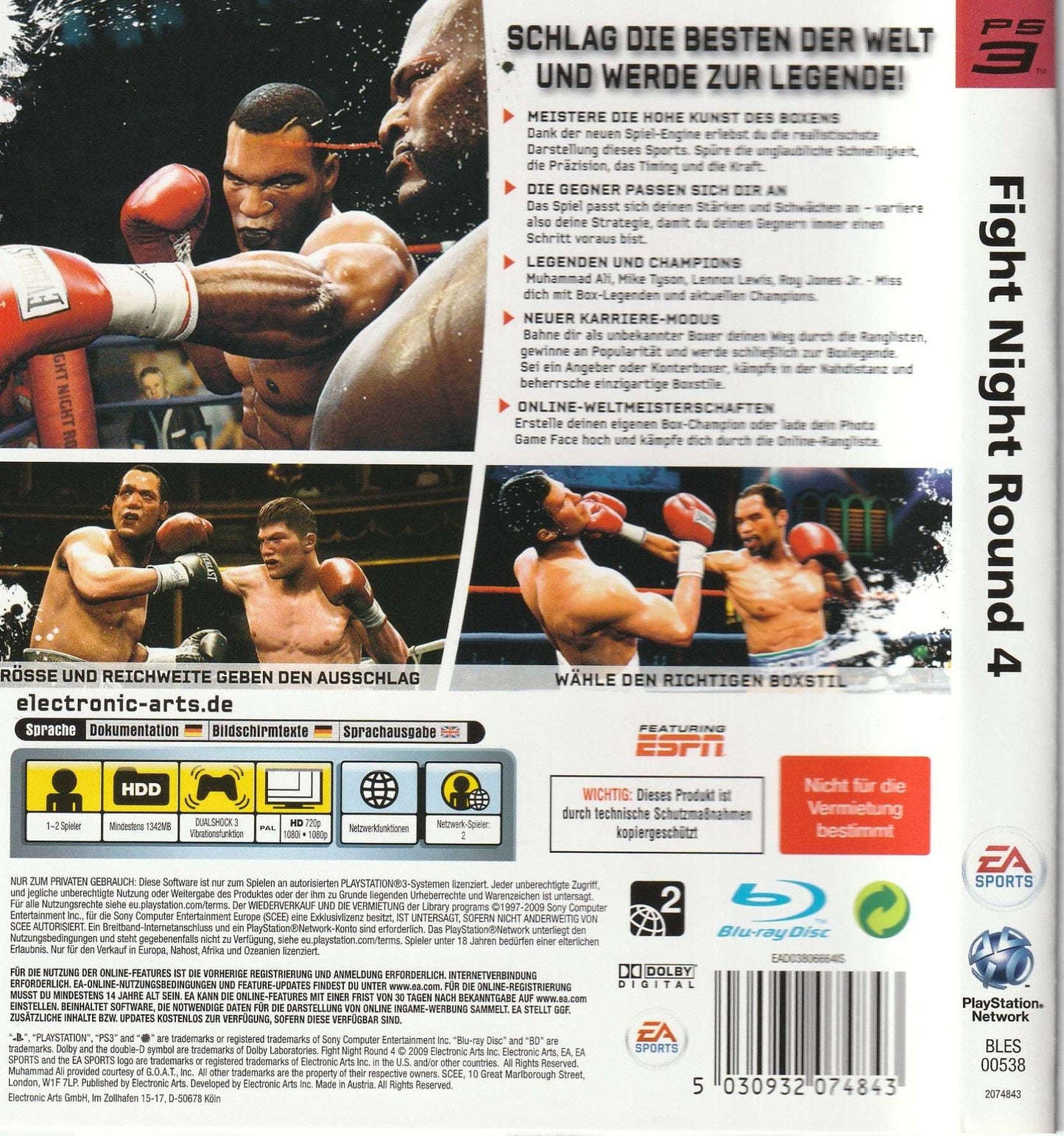 FIGHT NIGHT ROUND 4 FÜR PS3 - GEBRAUCHT