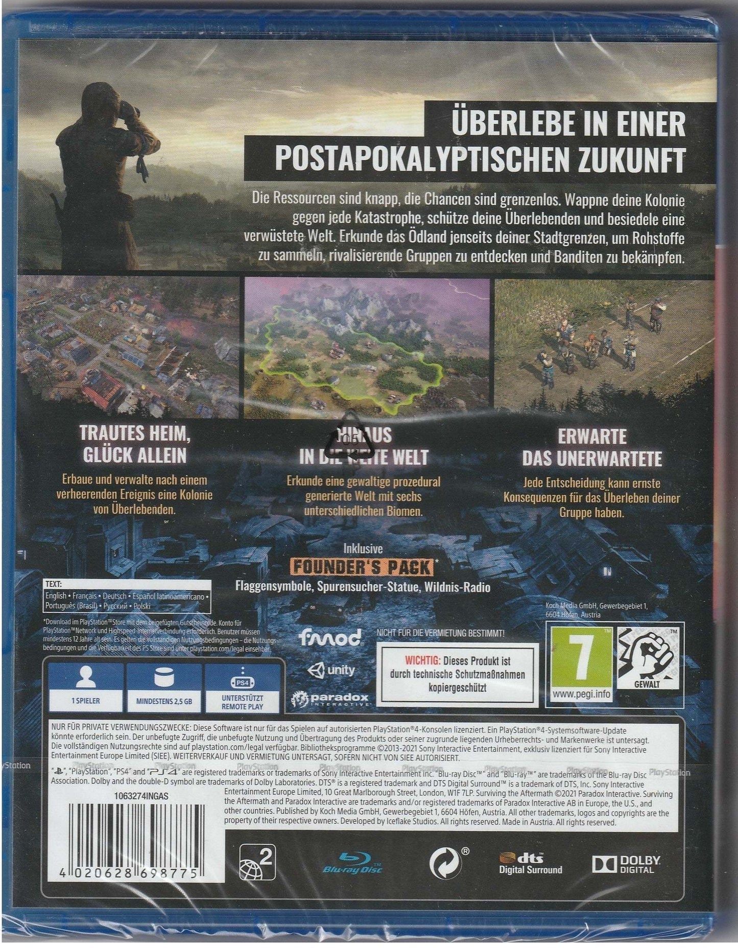 SURVIVING THE AFTERMATH - PS4 - Gebraucht nie Ausgepackt